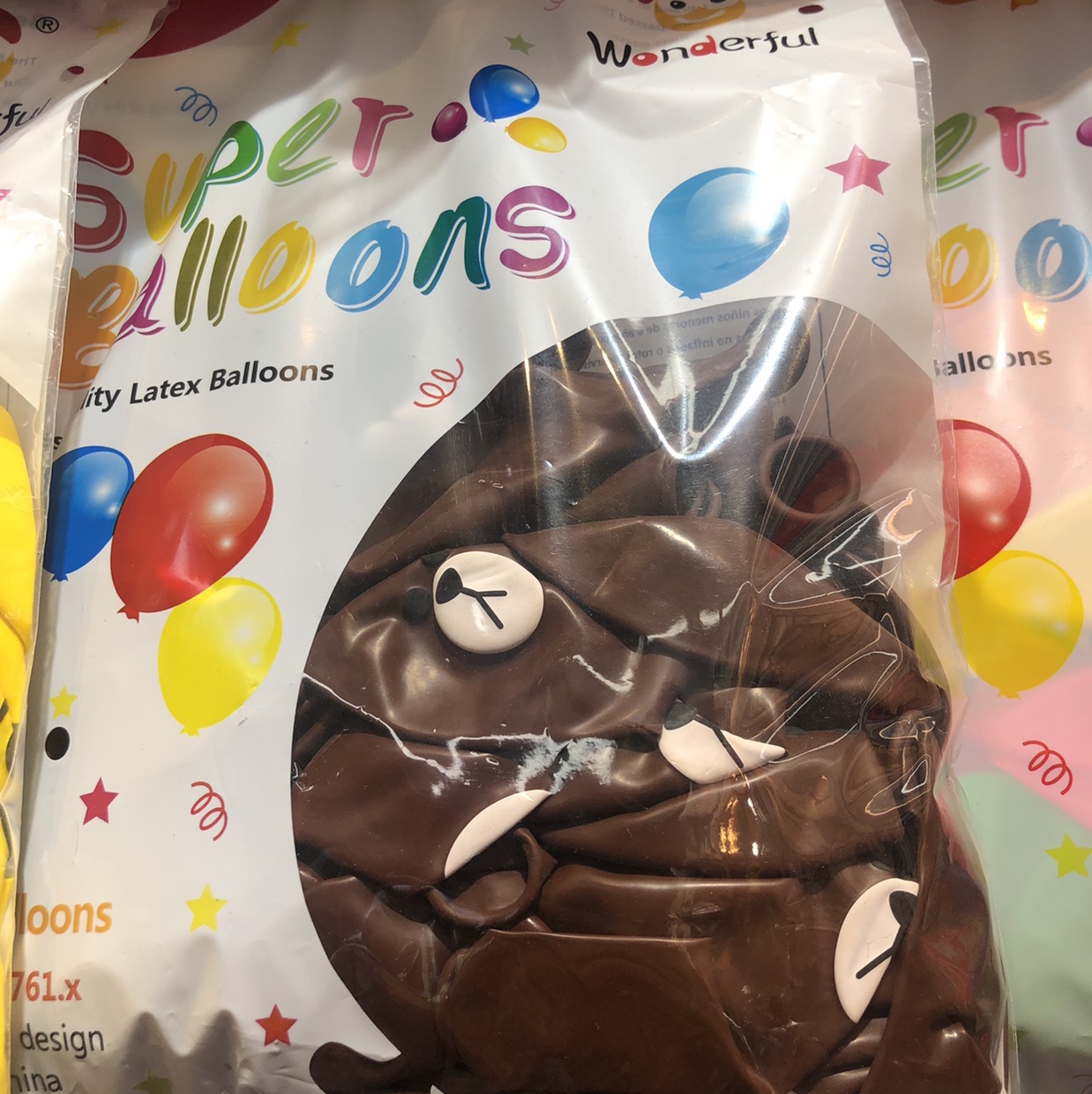 2.8g regular printed balloon bear balloon Party decoration supplies wholesale 2