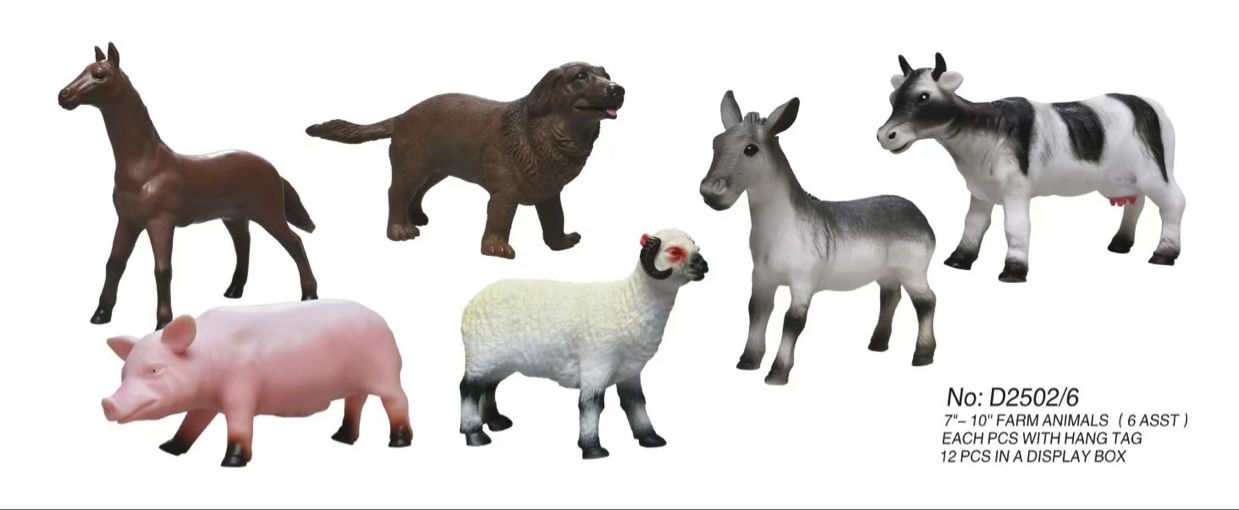 2502塑胶农场动物
