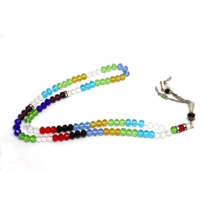 Focus on Muslim rosary crystal 33 pieces of color wear manufacturers direct sales