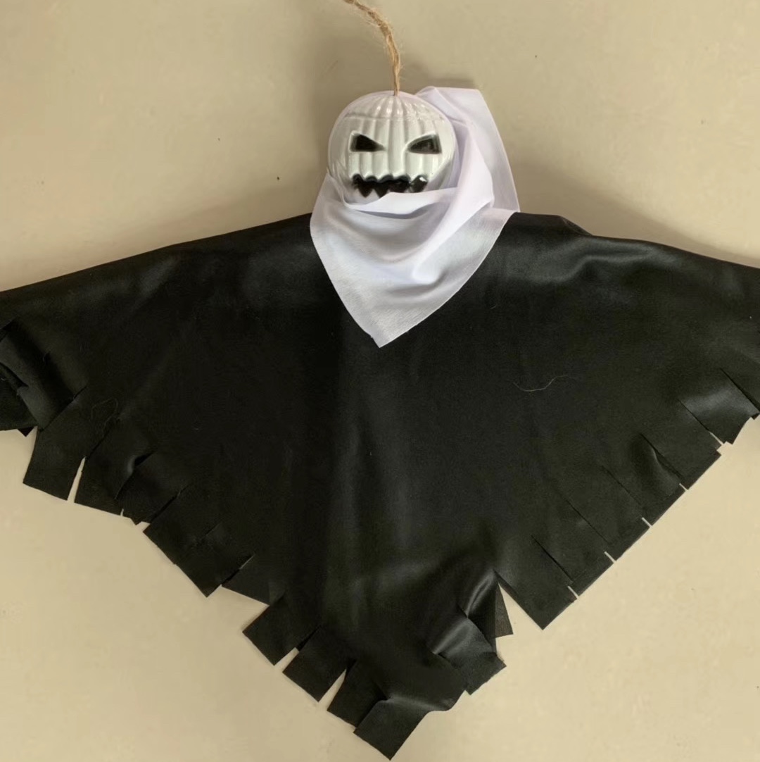 Halloween With Lights And Sounds Scary Little Hanging Ghost Witch Ghost Pumpkin Skull Decoration Props Specification drawing