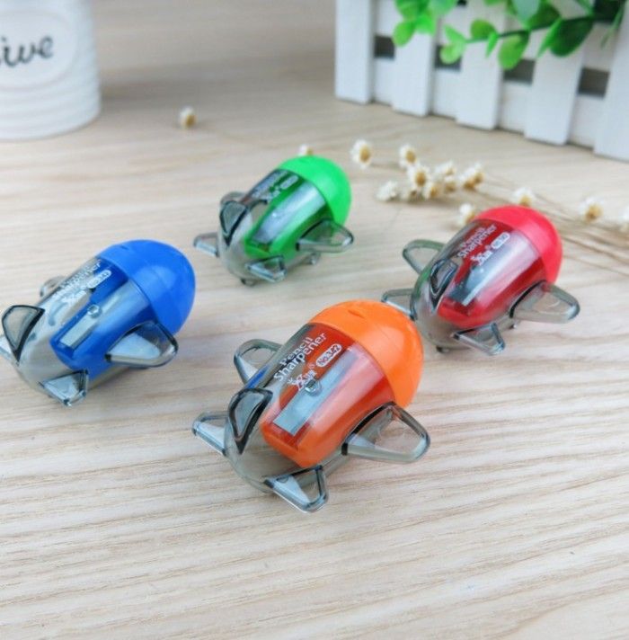 Xinle 342 Creative Cartoon Little Airplane single-hole Pencil sharpener, Mini and cute Pencil sharpener, Factory direct sale Specification image