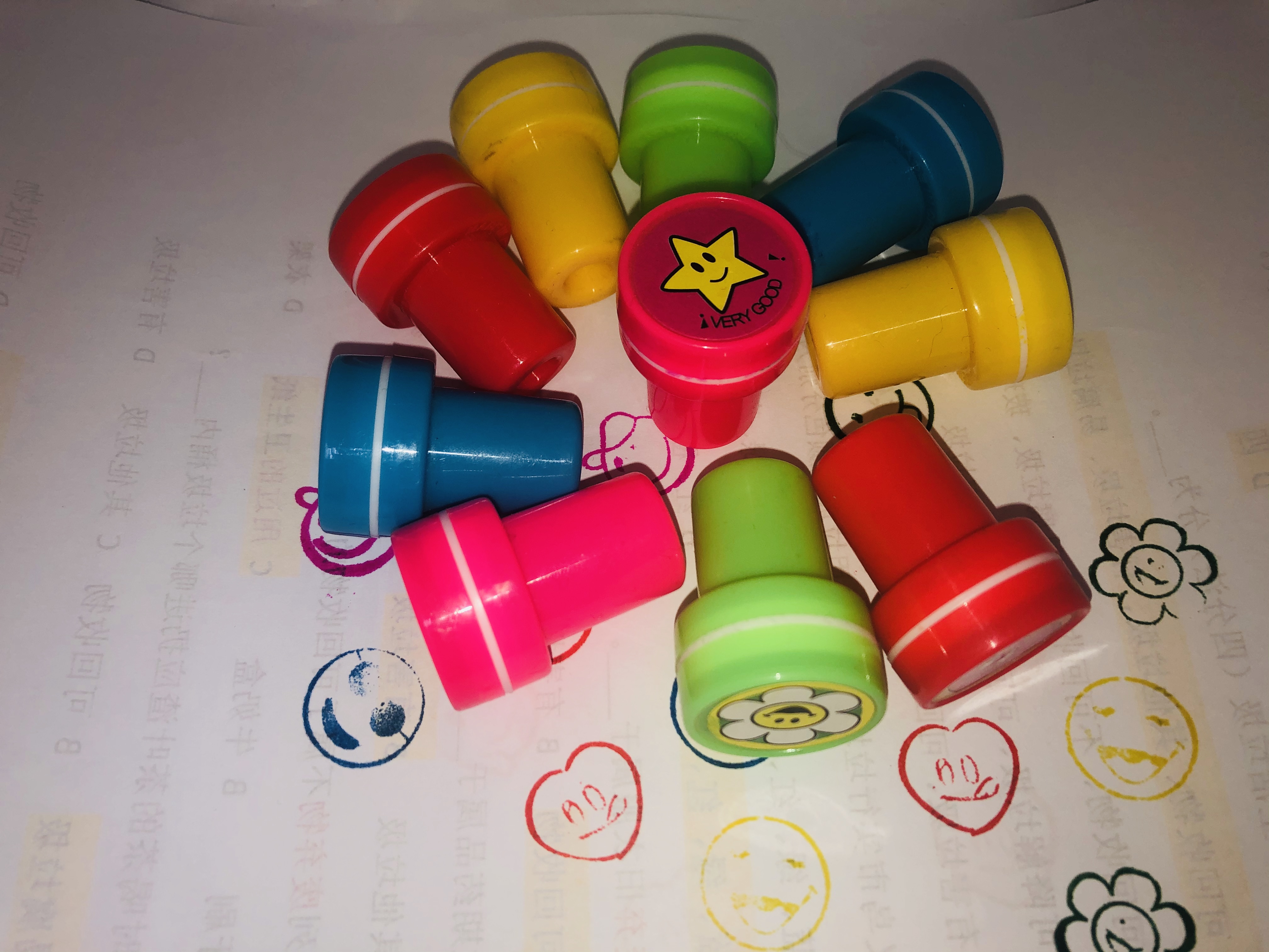 印章，圆印章，大壳印章，儿童玩具印章，笑脸印章，赠送印章详情图1