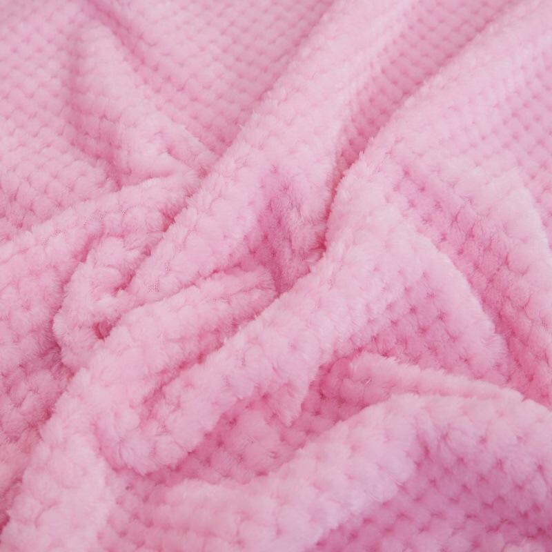 Pineapple Plaid Flannel Double-Sided Cashmere Lamb Cashmere Four-Piece Quilt Fabric, Etc Specification drawing