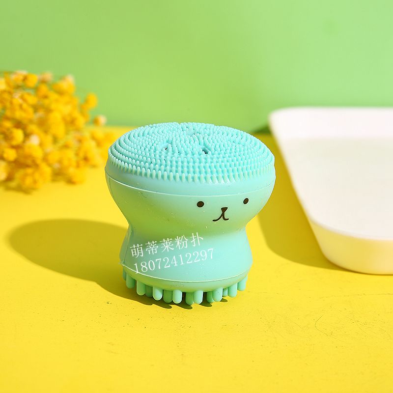 Food Grade Silicone Small Octopus Cleansing Brush Makeup Brush Makeup Tools Manufacturers Direct Sales Application Scenario