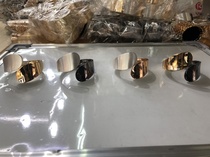 Semi-oval bracelet
