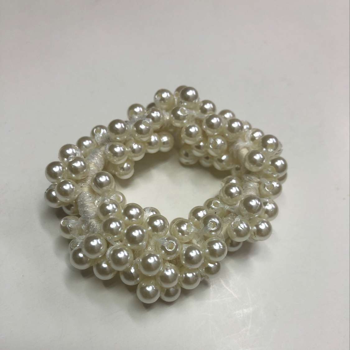 新款网红珍珠发绳 扎头皮筋 简约百搭头绳