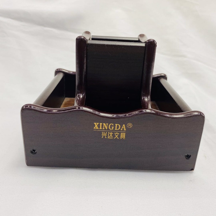 Xingda wooden rotating office pen holder Xd-5022