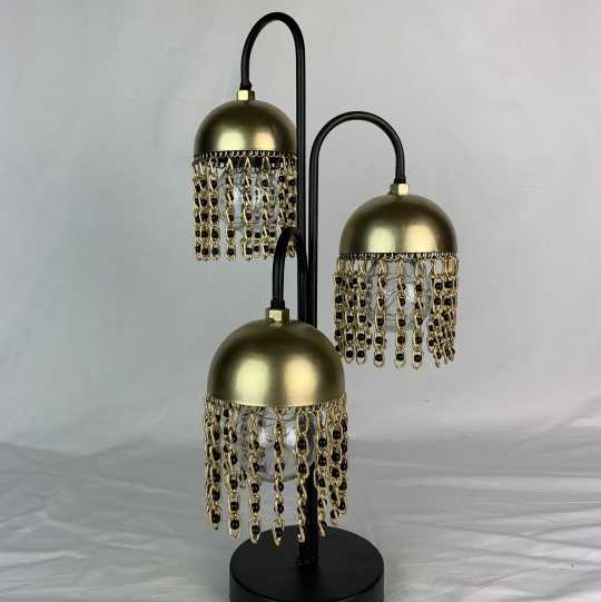 Iron ornaments, LED lights, exported to foreign tassel ornaments home decoration LED lights happy home