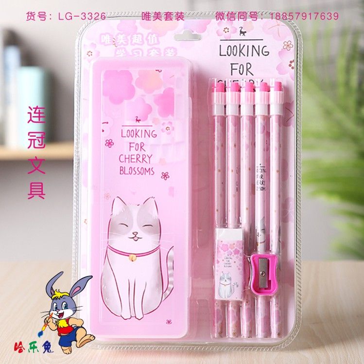 学生幼儿园环保学习用品儿童生日礼物开学奖品六一儿童节文具套装