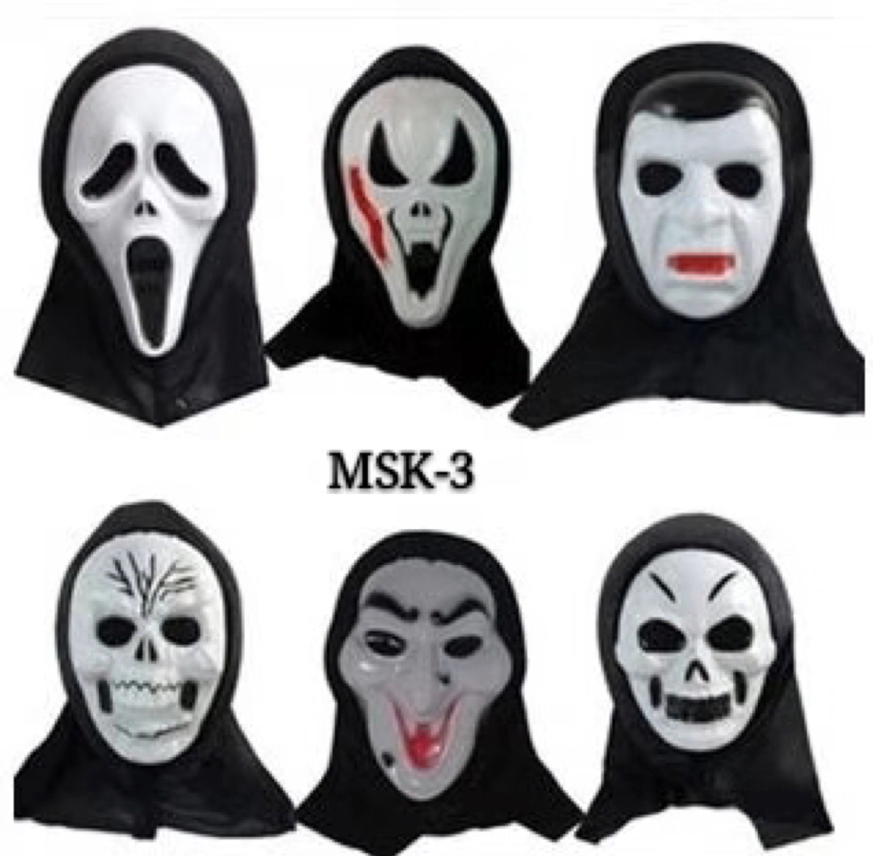 Ghost Festival Horror Gabu mask PVC Specification image