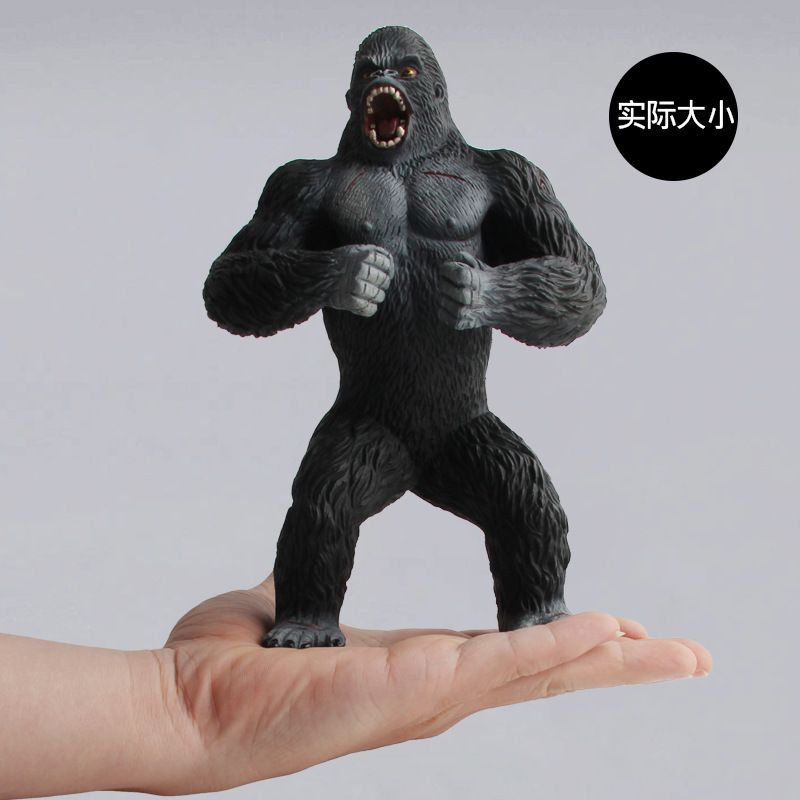 仿真动物玩具模型黑大猩猩玩具公仔儿童男孩礼物狒狒玩偶产品图