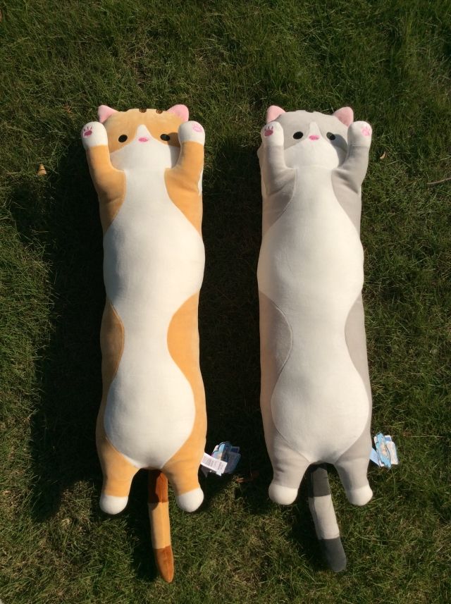 70CM soft cuddly cat pillow thumbnail