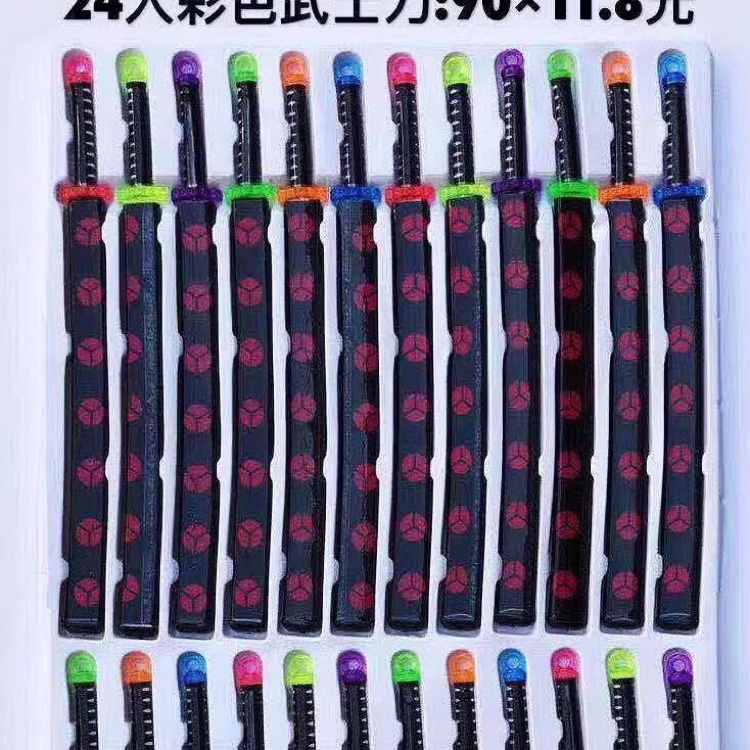 Juguetes de piso juguetes de plástico espadas katana colorido one card Application Scenario