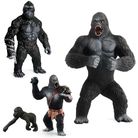 仿真动物玩具模型黑大猩猩玩具公仔儿童男孩礼物狒狒玩偶