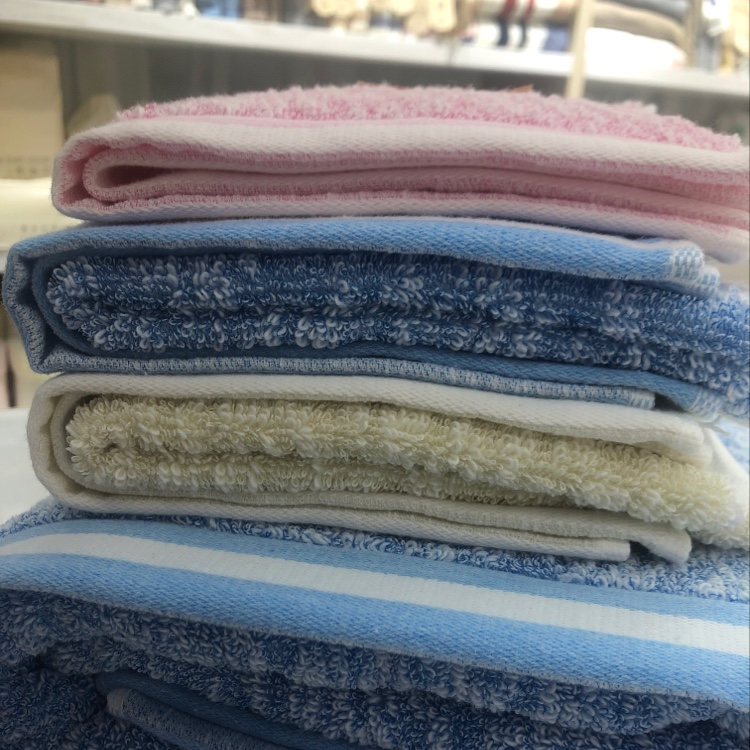 Furong Group Jieyu All-Cotton Class A non-fluorescent adult men's and Women's household towels, bath towels, square towels, thickened Water Language Natural towels Specification image