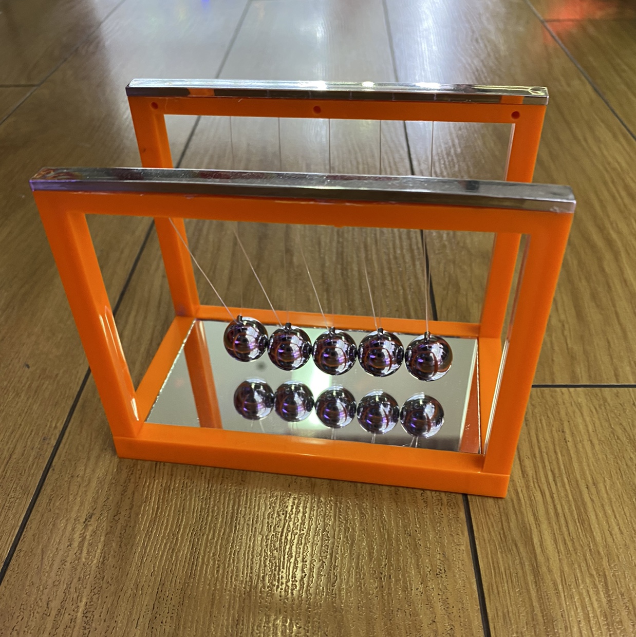 Orange physical pool ball thumbnail