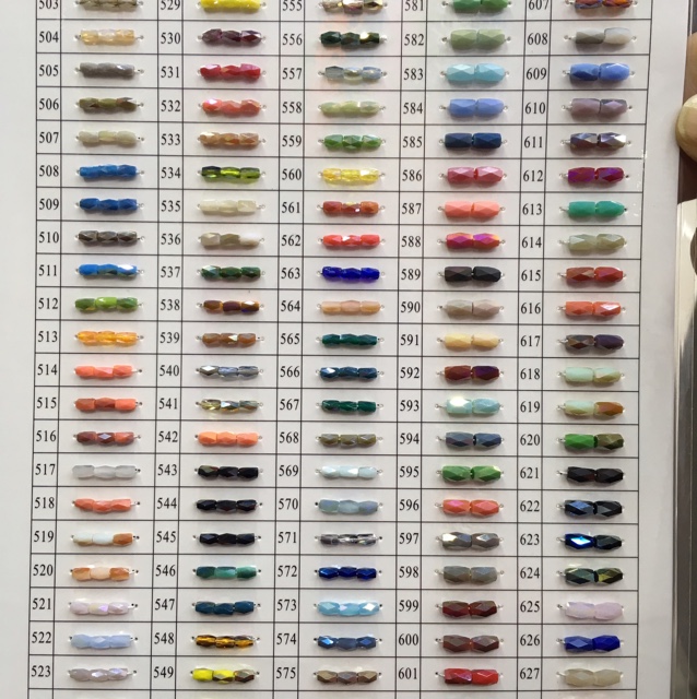 18 side electroplating color card thumbnail