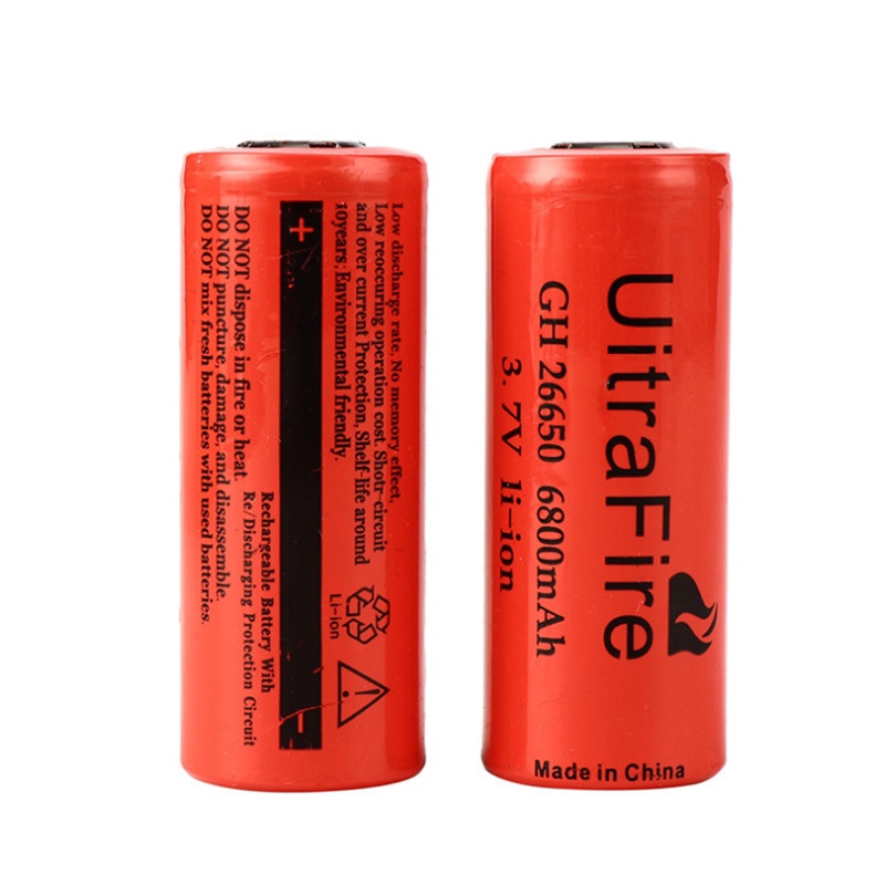 手电筒电池26650电池 6800毫安超长续航 大容量可充电锂电池批发详情图5