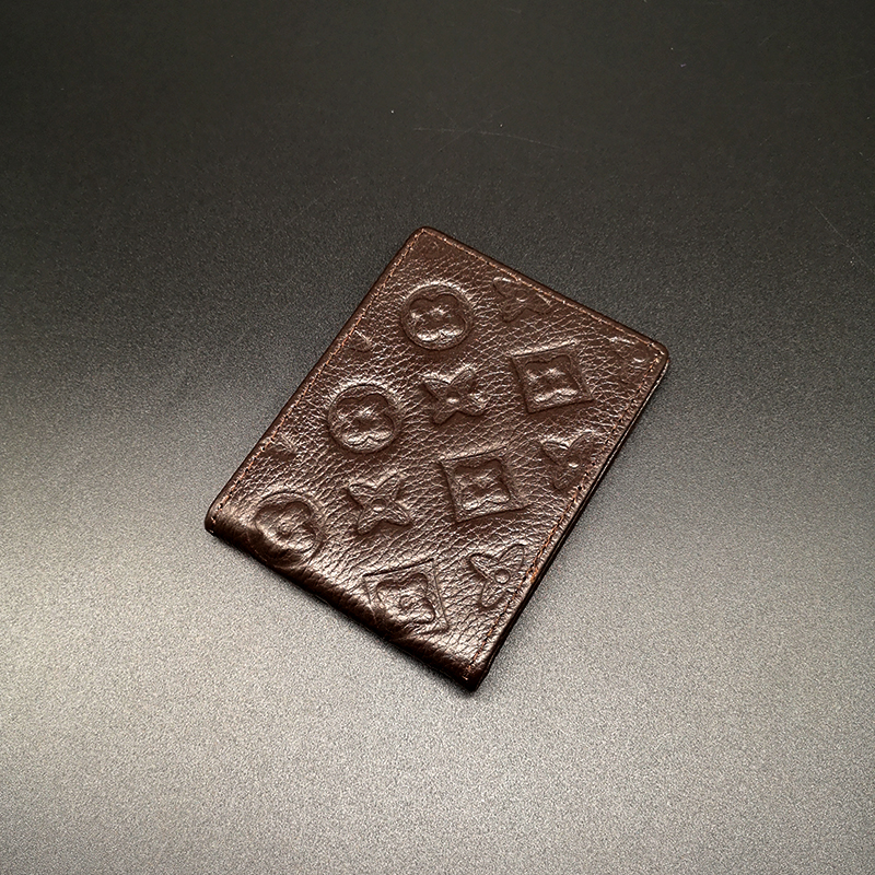 证件卡位包厂家直销 压花款高档真皮驾驶证套现货批发 行驶证卡包详情3