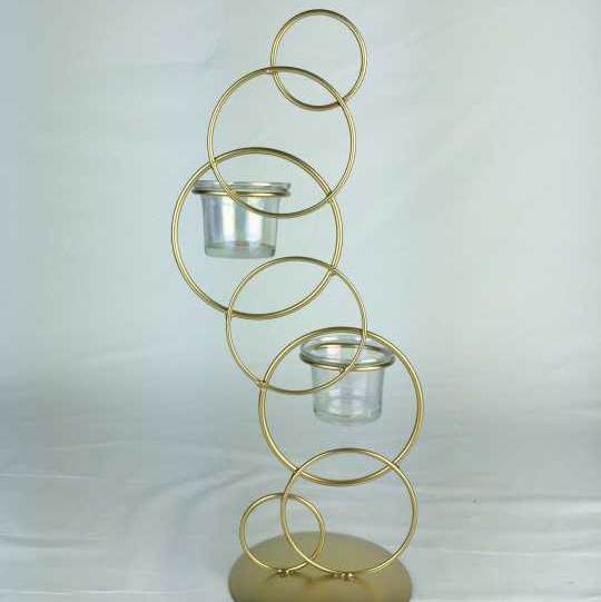 Iron art candlestick pendant crafts Europe and the United States wind joy home summer explosive new products thumbnail