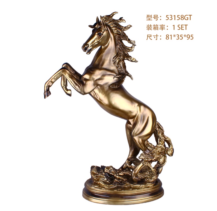 Bronzed prancing pony Pendant