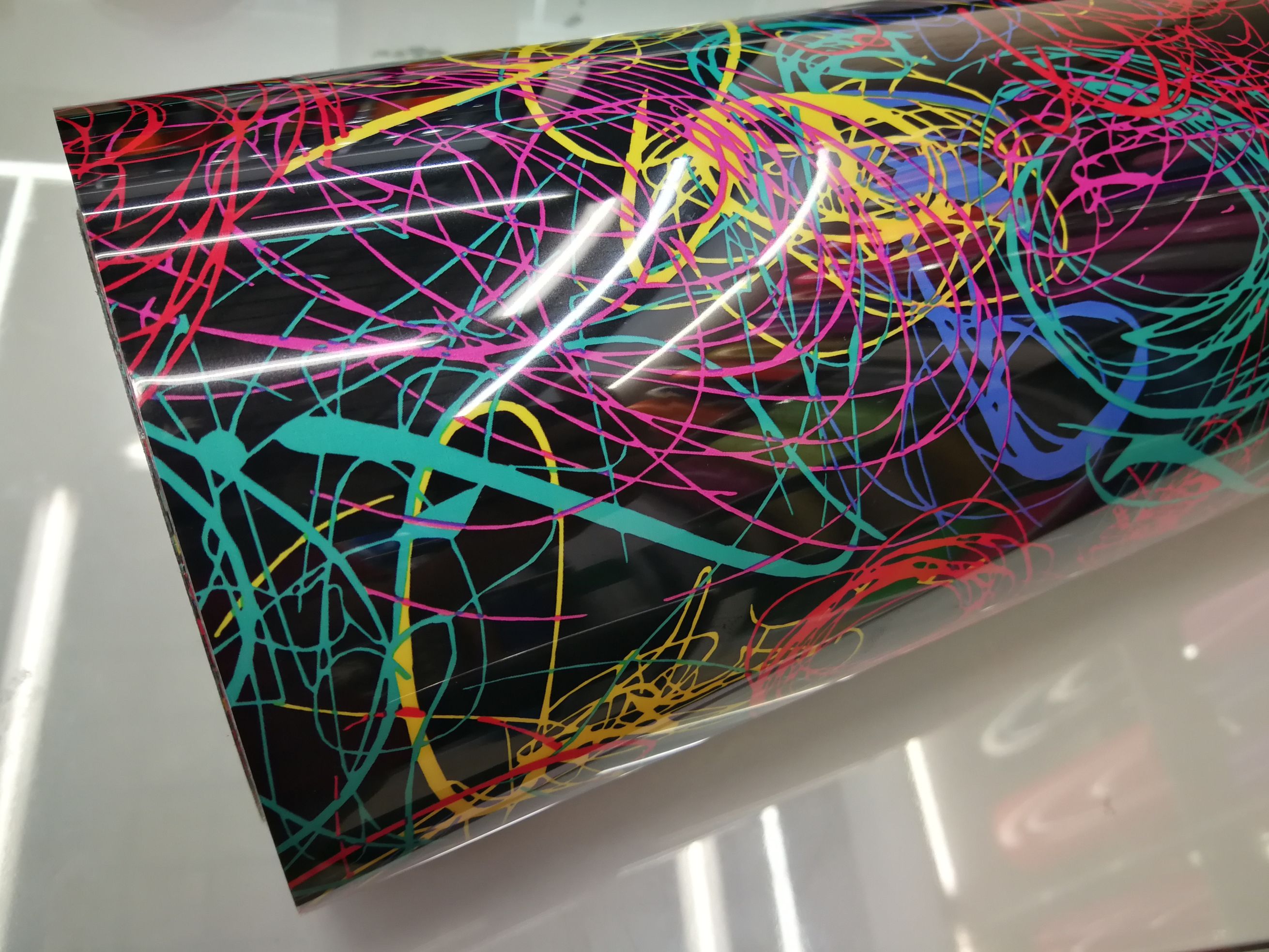 Jia Li Xin TPU printing engraving film fireworks heat transfer printing washable environmental protection manufacturer straight hair thumbnail