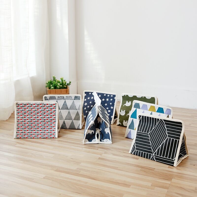 Tissue box fabric cotton hemp Japanese zakka manual paper box simple art tissue set living room dining room home thumbnail