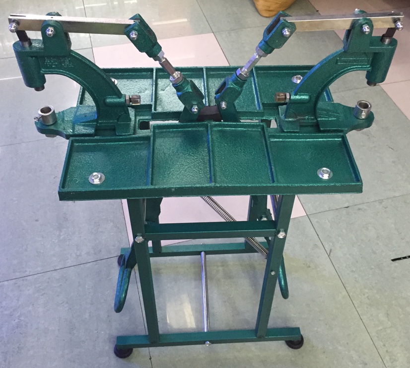 手压机 双头机 脚踩机器 打扣机加模具打各种四合扣机细节图