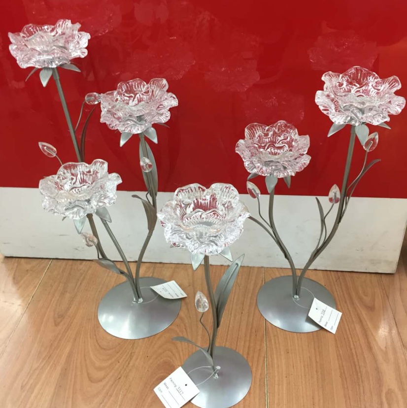 Iron leaf pendant pendant leaf candlestick pendant handicraft Europe and the United States wind joy home summer explosive new iron decorative candlestick thumbnail
