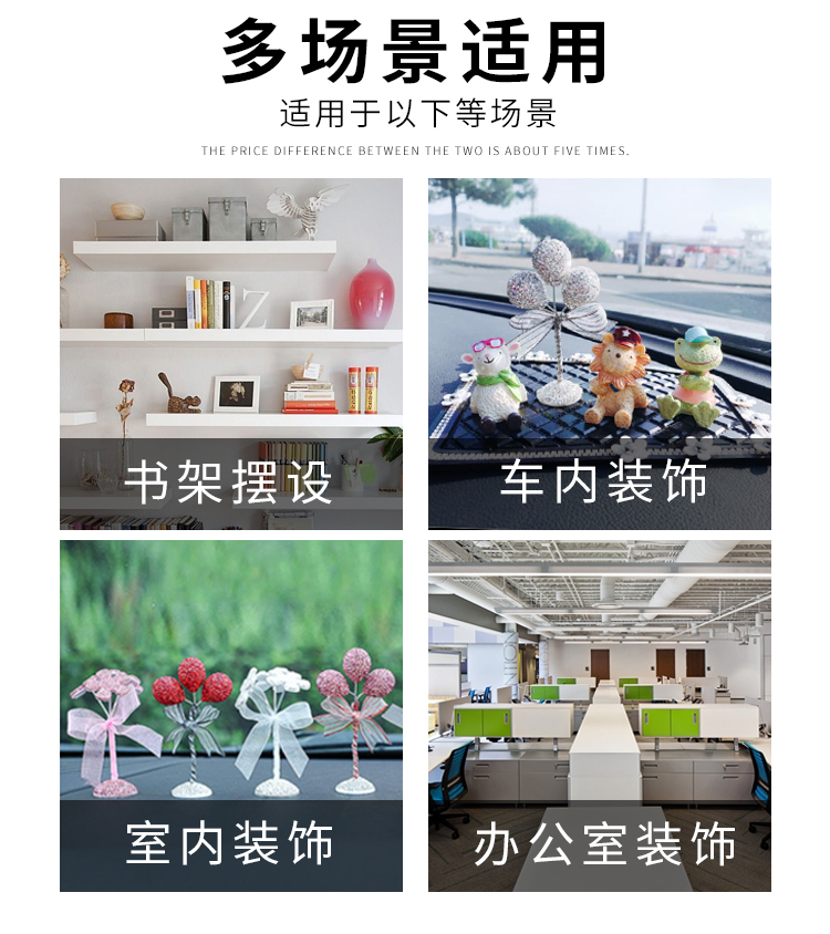 Car decoration perfume bottle with Five-pointed star, Always Smiling series detail image 8