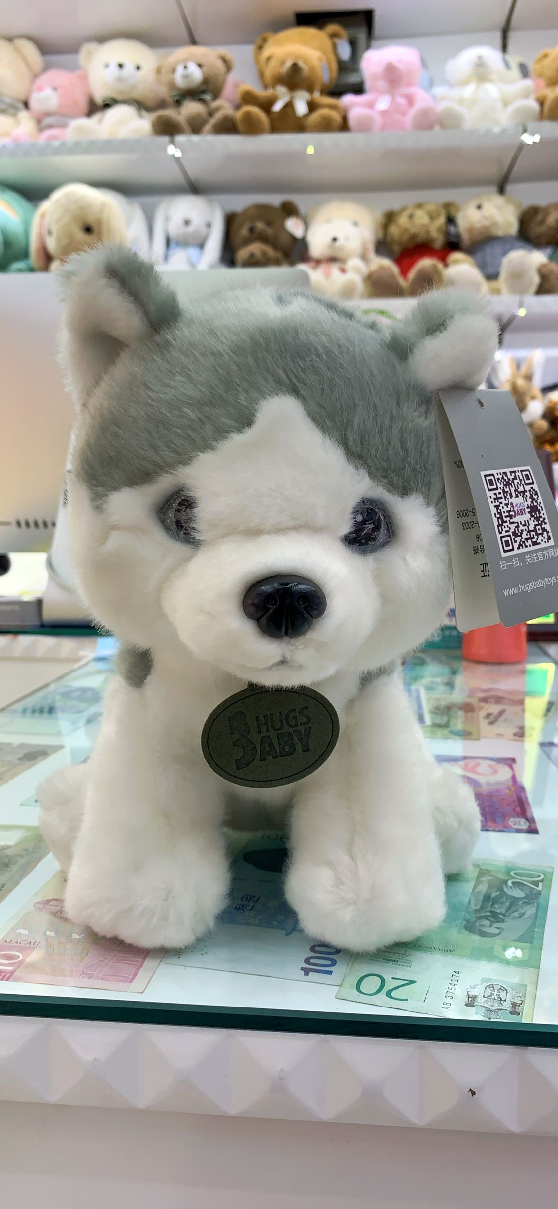 Standing husky thumbnail