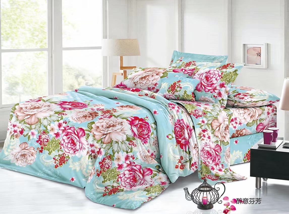 2020 New Factory Direct Bedding Three-Piece Set 80G200*230 Geometric Life Application Scenario