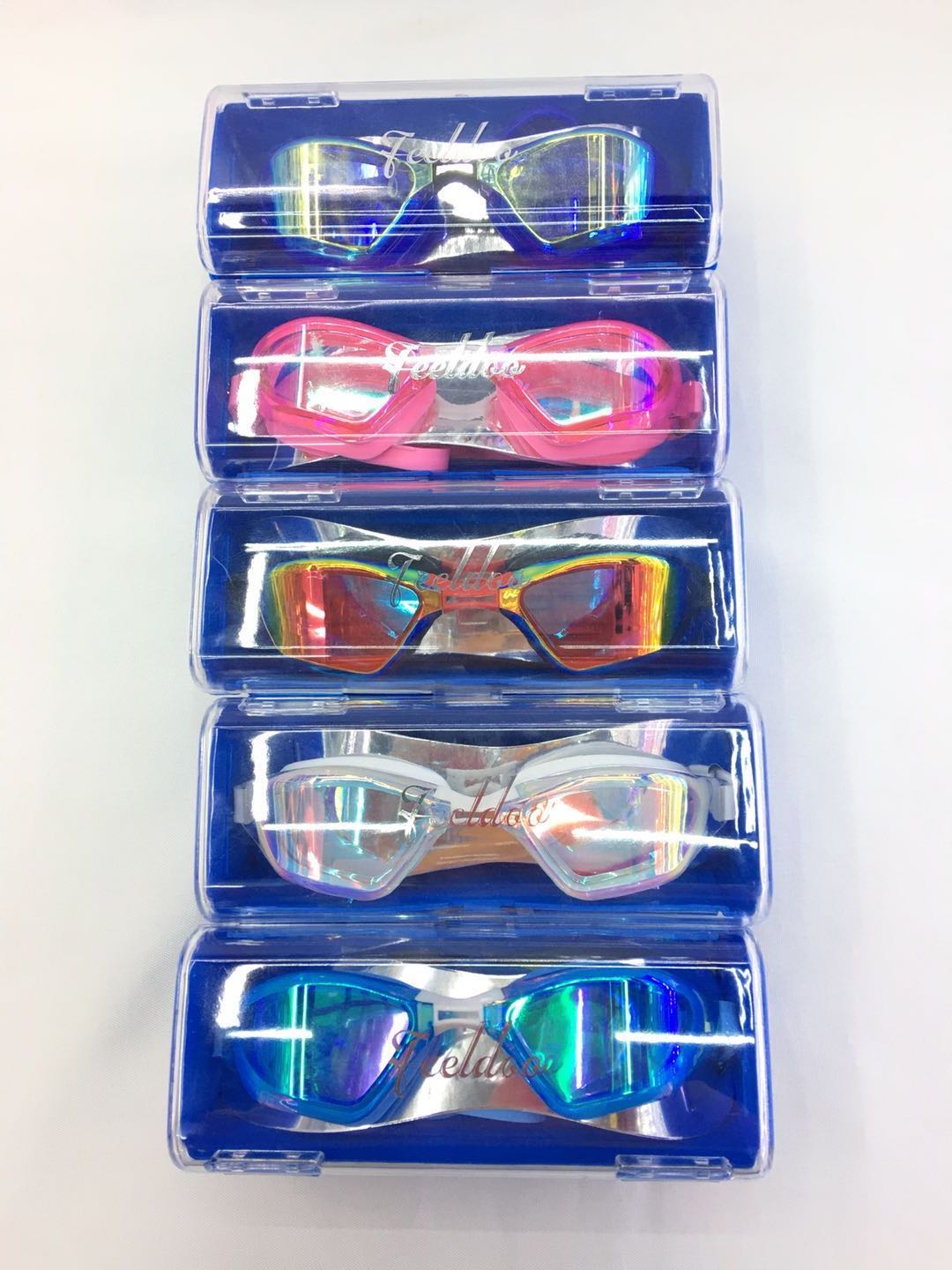 Yiwu Feiduo's new swimming goggles, adult swimming goggles, silicone glasses, large-frame swimming goggles, adult detail image 10