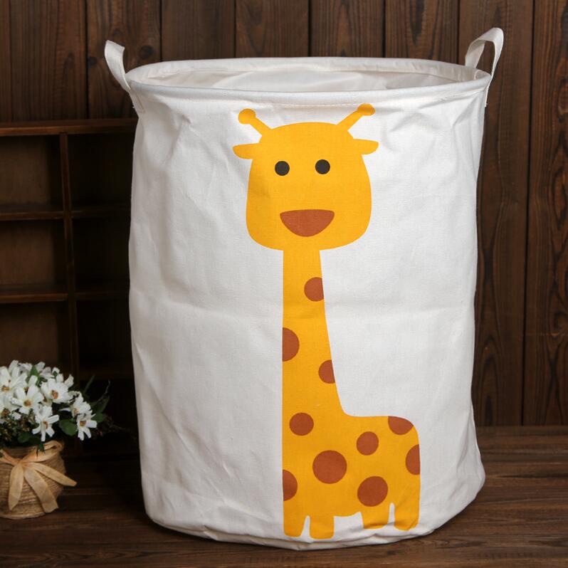 Cloth dirty clothes basket household folding dirty clothes storage basket Children's toy storage bucket cute cartoon extra large thumbnail