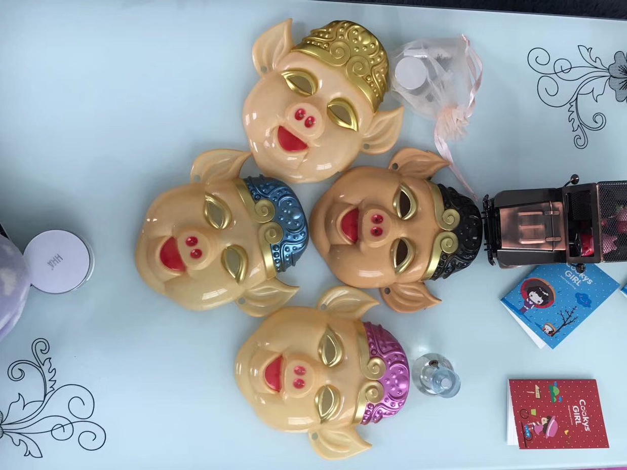 可爱卡通面具奥特曼孙悟空猪八戒游乐园摆地摊爆款米老鼠蜘蛛侠面罩产品图