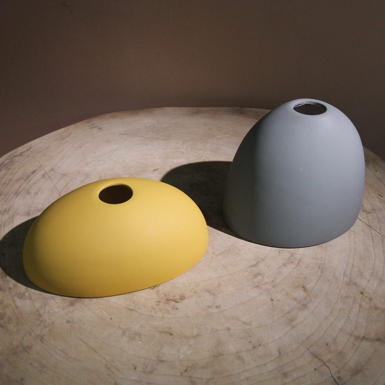 Yiwu ceramic wholesale: Simple home vases, Morandi color flower vases, creative Nordic tabletop decoration Specification image