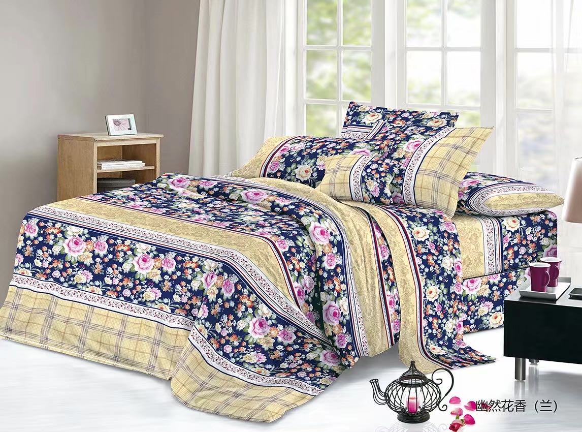 2020 New factory direct selling bedding set 80G200 *230 three pieces thumbnail