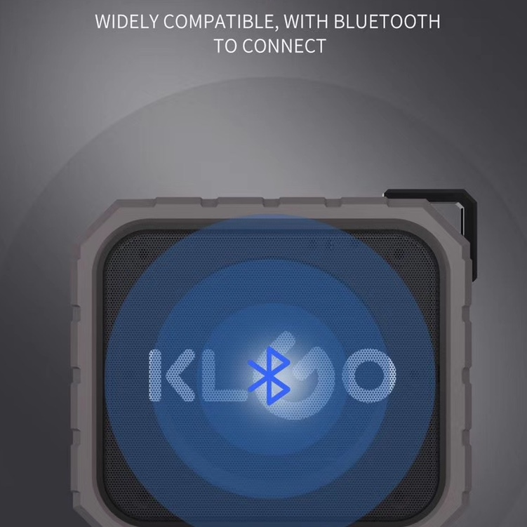 KLGO酷为LY-500七级防水蓝牙音箱白底实物图