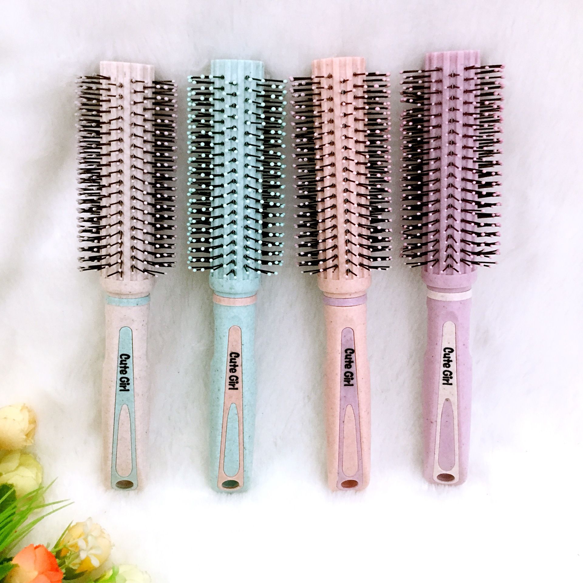 [Flowering wood] Korean wheat straw curl comb, hair, perm thumbnail