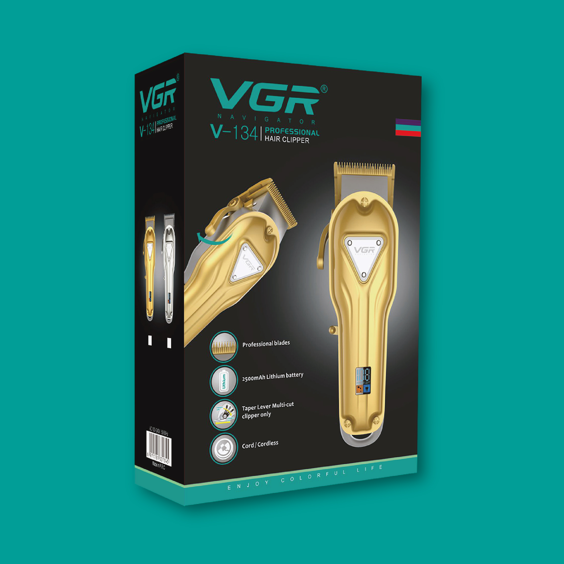 Cross-border e-commerce VGR134 charging clipper Hair clipper Hair clipper Foreign trade electric clipper details Picture