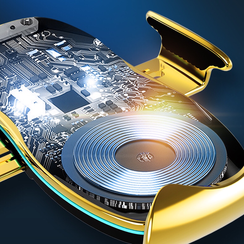 车载支架无线充白底实物图