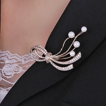 新款原创韩版珍珠胸针创意时尚胸针