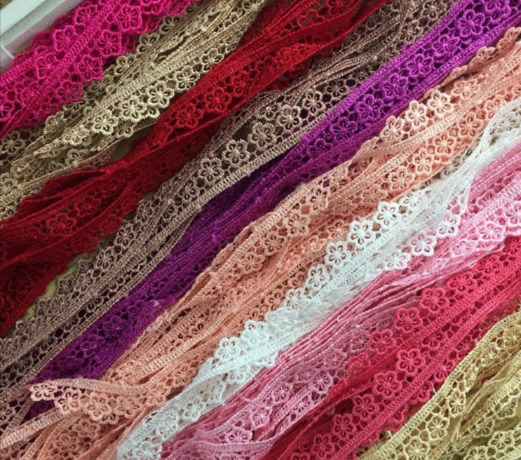 水溶小花边 diy lace 1.5cm 多色系列 现货充足 流行款详情图7