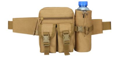 爆款跑步运动腰包野外功能包户外小型防水包战术水壶腰包户外背包