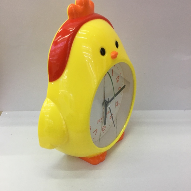 闹钟卡通小鸡礼品挂式钟表清晰时钟大字可爱床头儿童学生详情图5