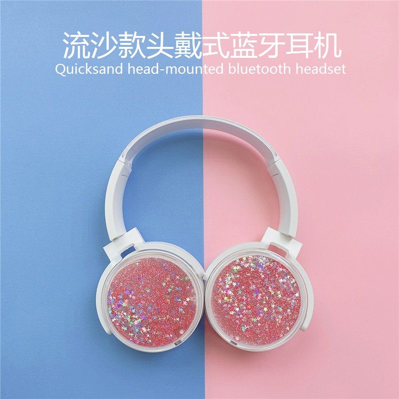 New bluetooth headset Waterfall quicksand Headset Cartoon Unicorn Flamingo voice call thumbnail