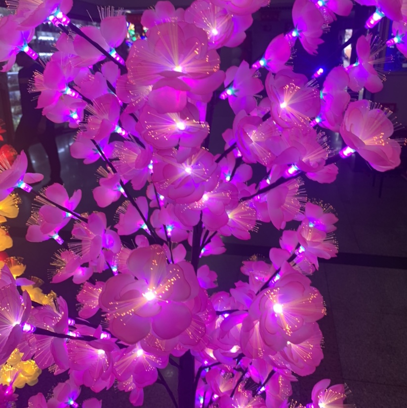 1.5米富贵花发光树图