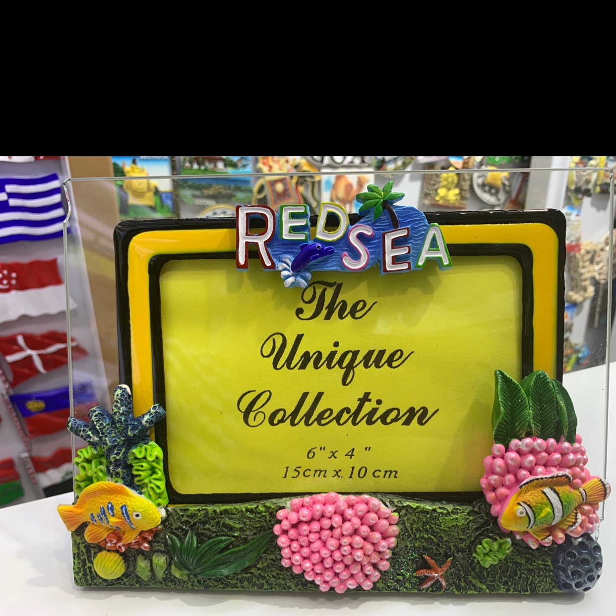 专业厂家定制 RED SEA 红海 海洋风沙滩树脂3D手绘相框