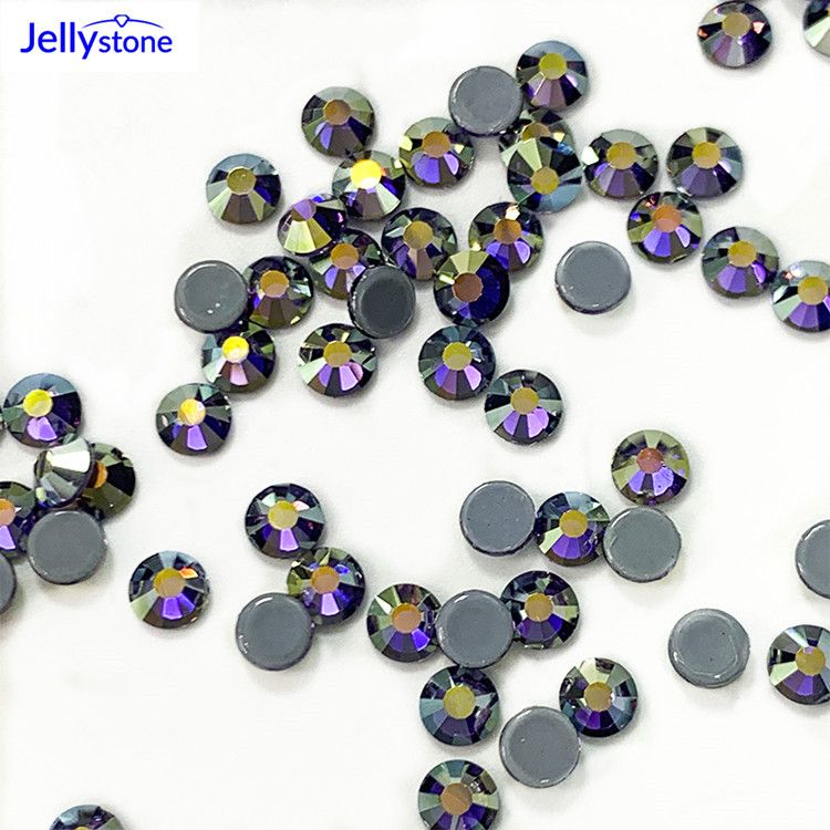 Jellystone high-quality boiled lotus root purple AB non-degummed SS6 hot drawing material performance clothing accessories thumbnail