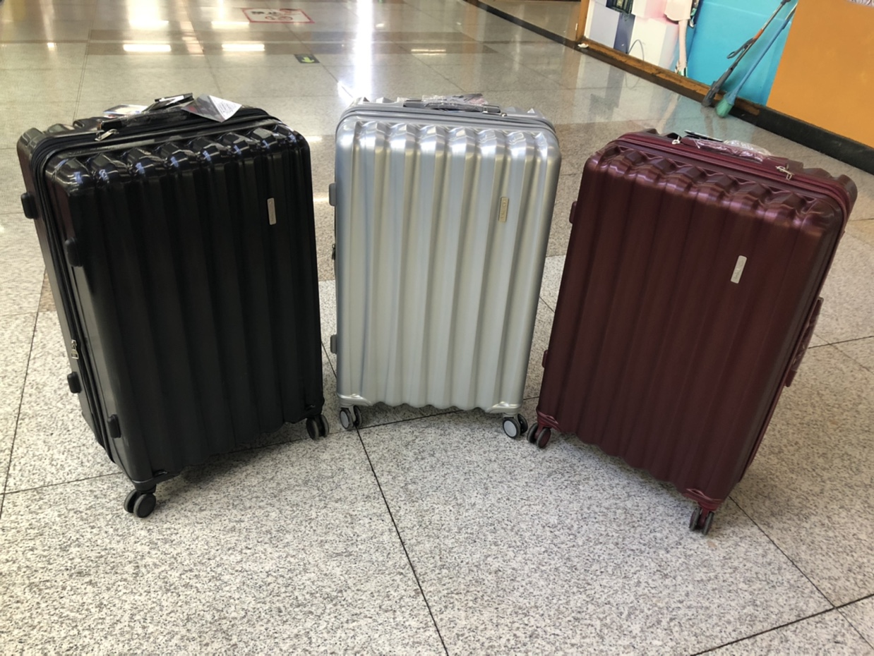Yiwu Selection 20-inch new wire drawing explosion-proof anti-theft customs lock universal wheel travel rod box black red silver thumbnail